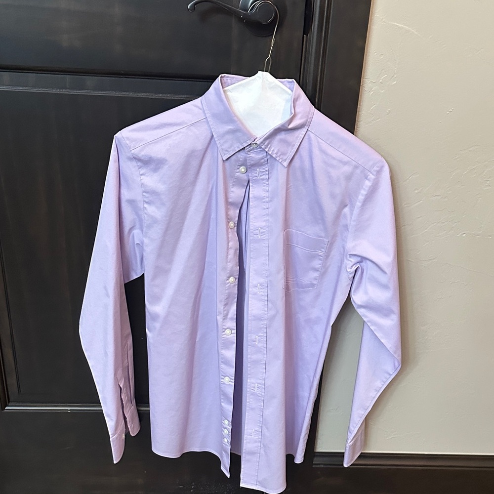 Izod Light Purple Boys size 14-16 Dress Shirt